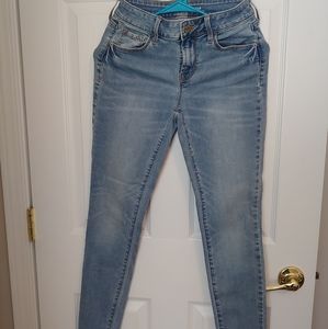 Old navy blue jeans